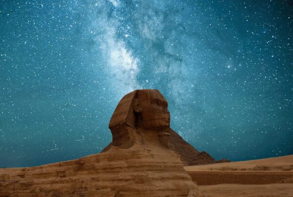 Sphinx Gizeh nuit