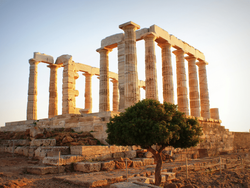 cap sounion & temple de poseidon athenes