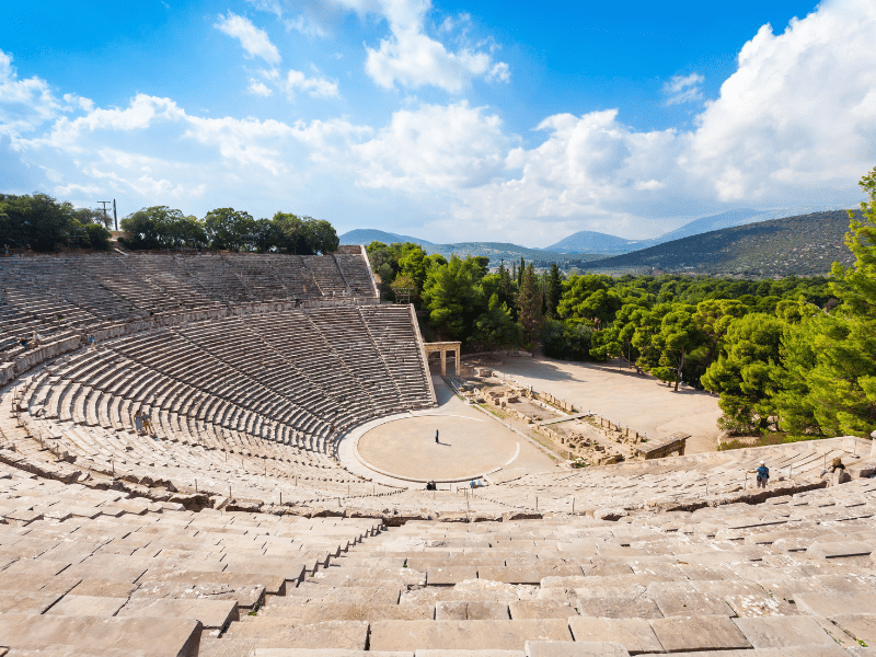 Théâtre Epidaure Nauplie Mycenes