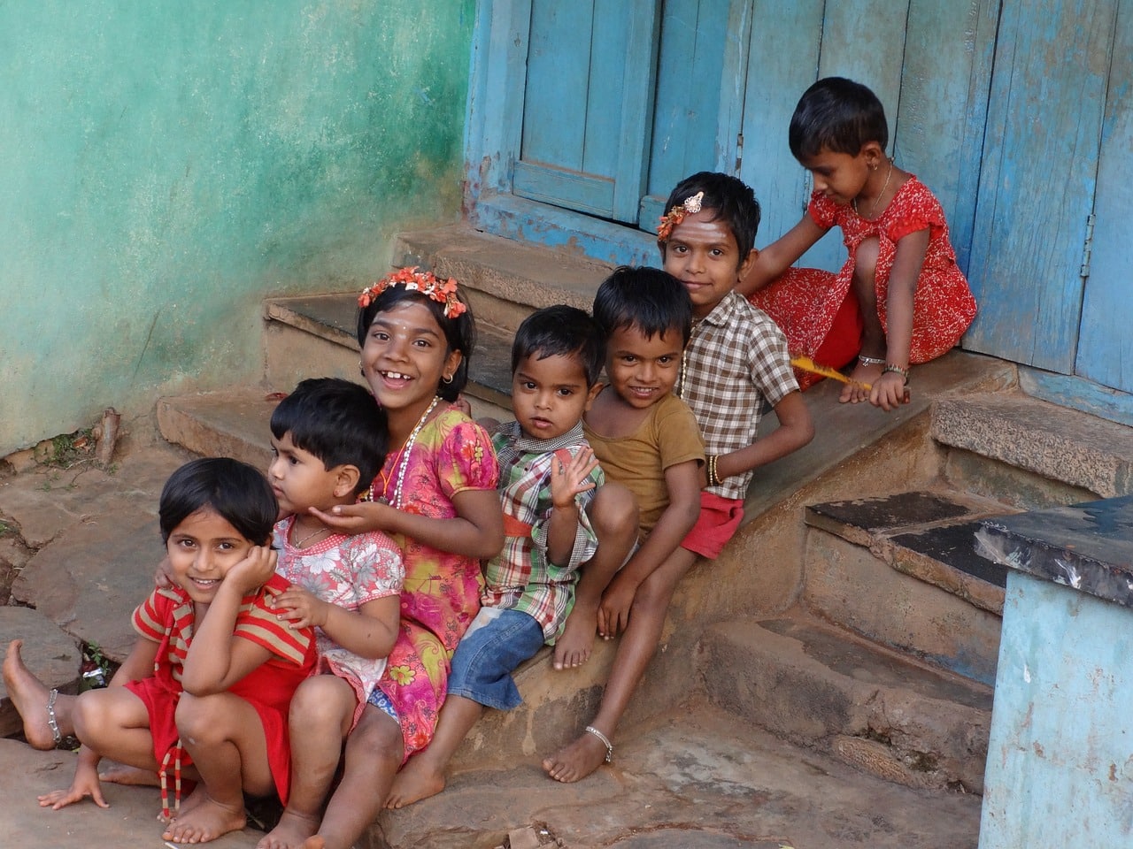 Enfants en Inde