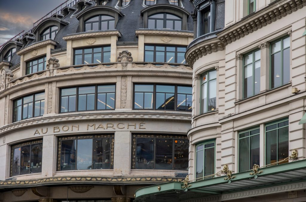 Le bon marché, grand magasin de luxe à paris