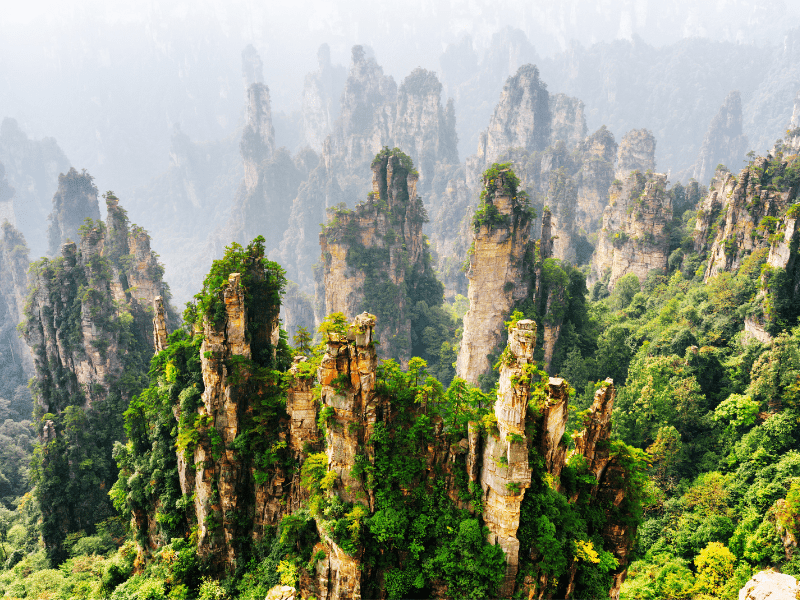La forêt de pierres d’Hunan