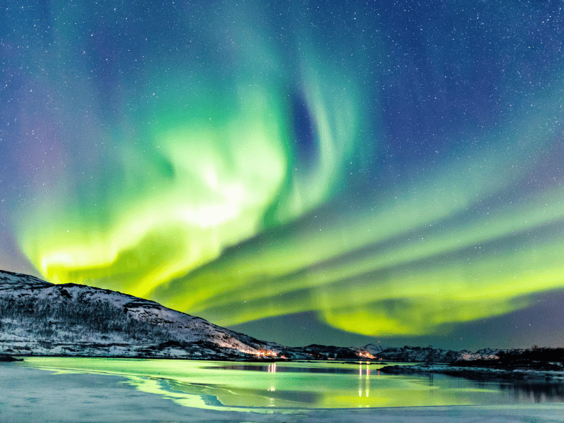 Laponie aurores boreales