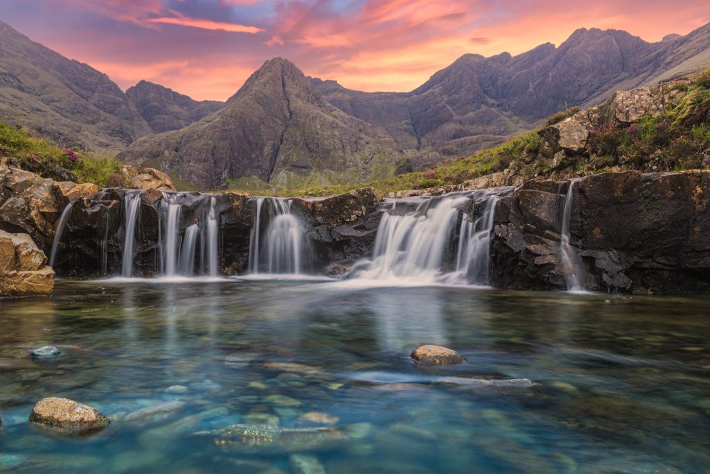 Les Fairy Pools, piscines des Fées de l'Ile de Skye en Ecosse