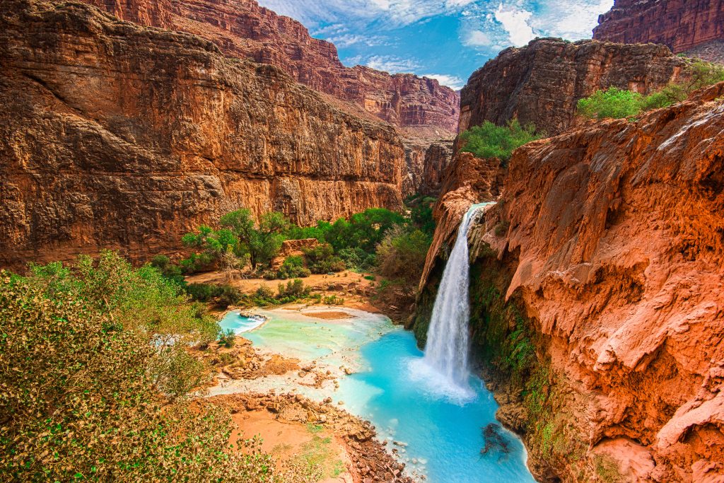 Les chutes d’eau d’Havasupai – Grand Canyon, États Unis