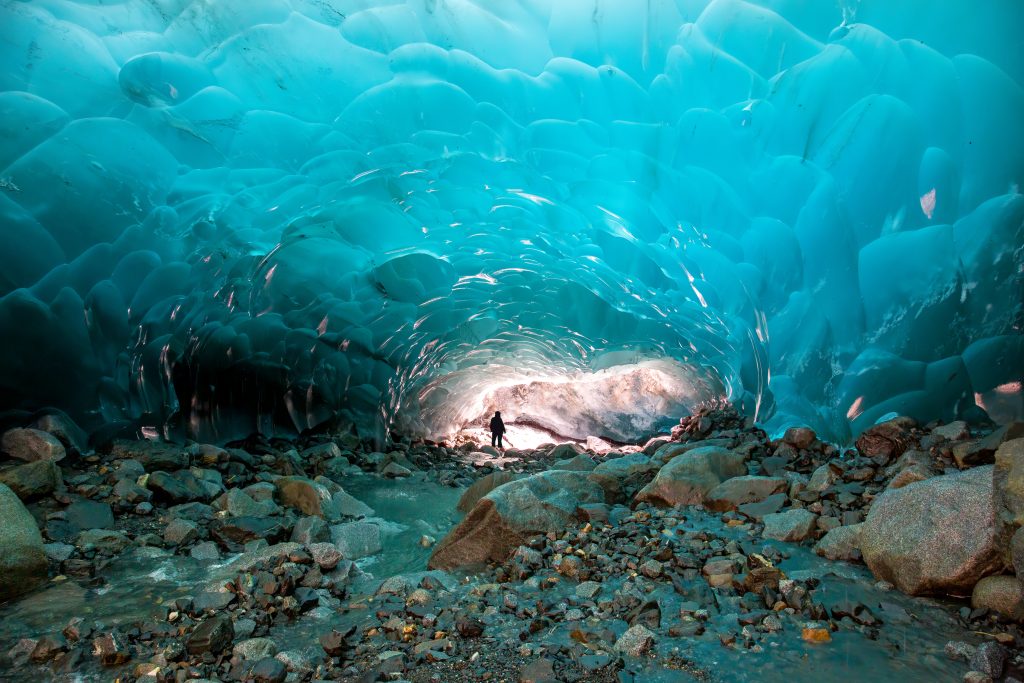 Les grottes de glace de Juneau en Alaska