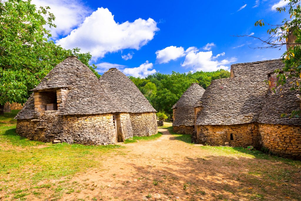 Cabanes du Breuil - ancient village in France, Perigord