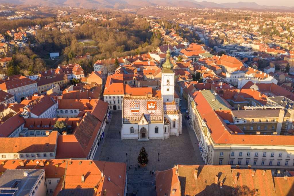St. Mark's église et place markov Zagreb
