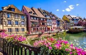 old town of colmar in france