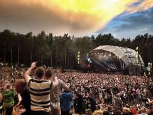 Festival crowd