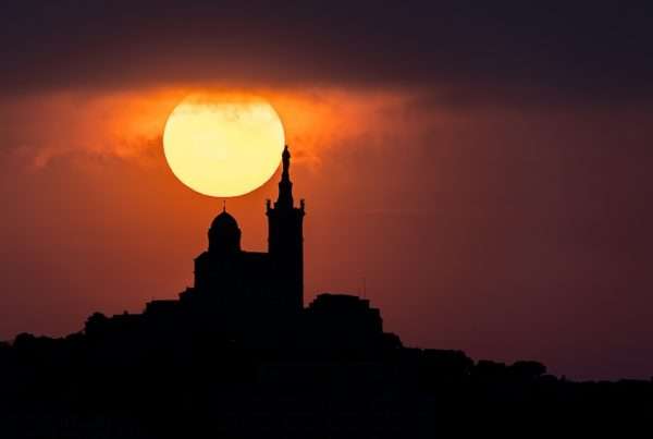 Coucher de soleil à Marseille