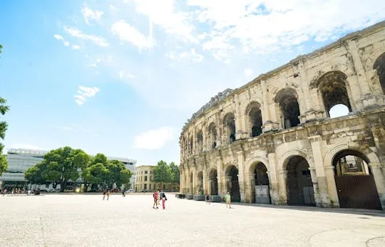 Illustration de: Billet combiné pour les arènes de Nîmes, la Maison carrée et la tour Magne