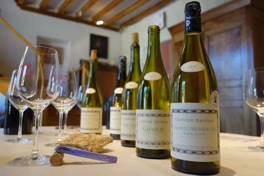 Illustration de: Dégustation de vins de Chablis au Domaine Clotilde Davenne