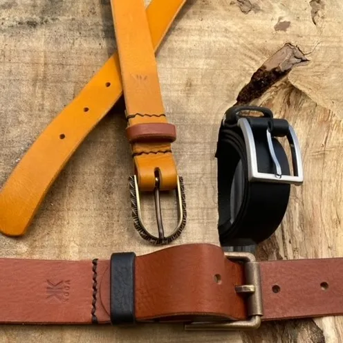 Illustration de: Fabriquez votre ceinture en cuir sur mesure