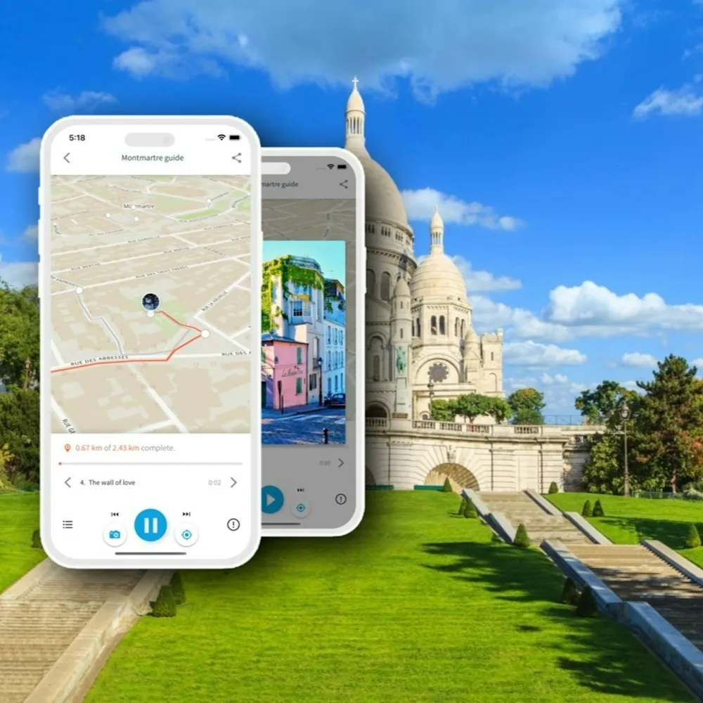 Image qui représente un ticket d'une activité (Montmartre : Visite autoguidée App) liée au point d'intéret