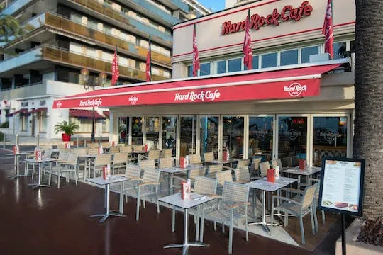 Image qui représente un ticket d'une activité (Hard Rock Café à Nice : placement prioritaire avec menu) liée au point d'intéret