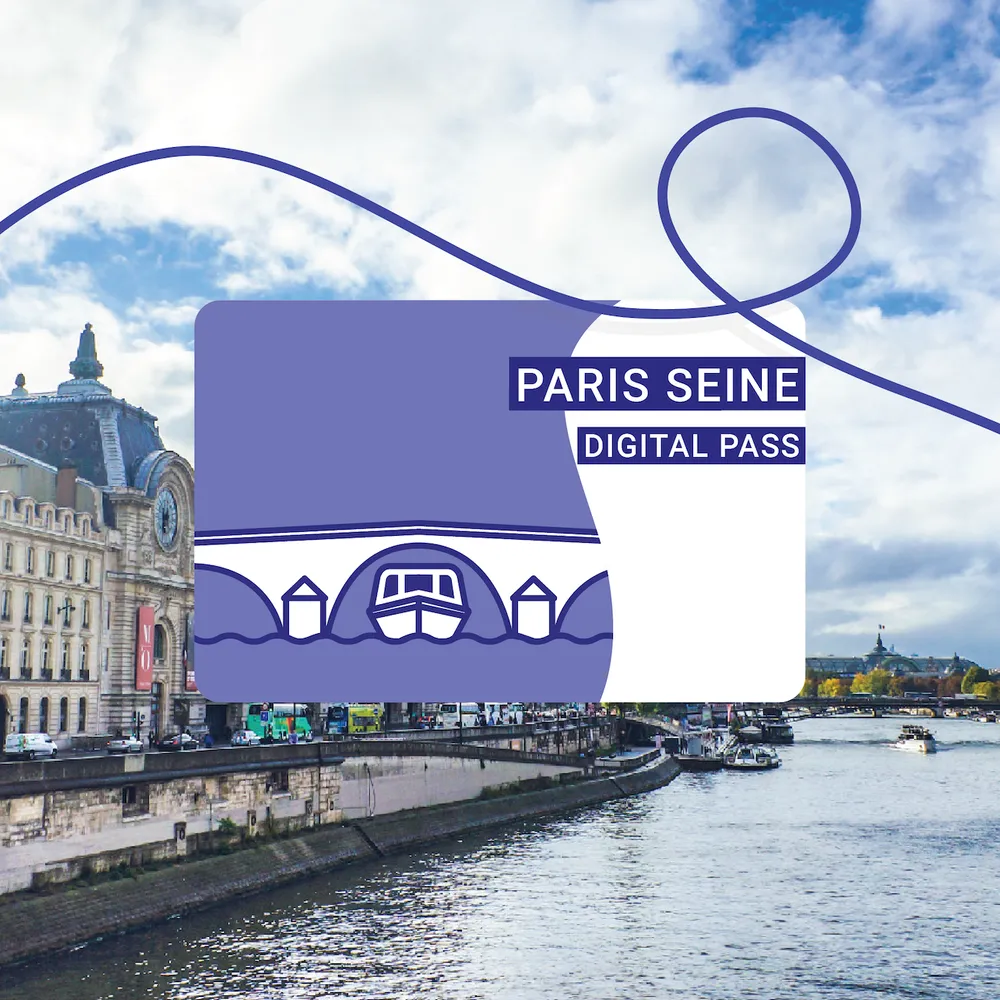 Image qui représente un ticket d'une activité (Pass Paris-Seine) liée au point d'intéret