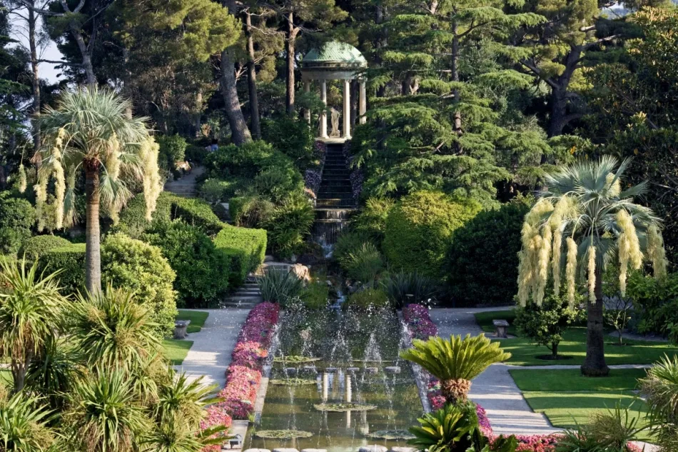 Image qui illustre: Les jardins de la villa Ephrussi de Rothschild à Saint-Jean-Cap-Ferrat - 0