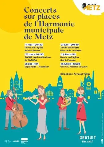 Image qui illustre: Concerts Sur Places - Harmonie Municipale De Metz