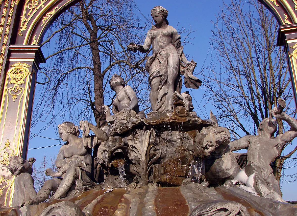 Image qui illustre: Fontaine d'Amphitrite - Barthélémy Guibal à Nancy - 0
