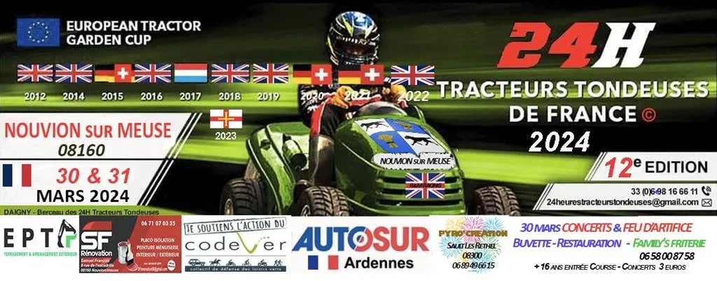 Image qui illustre: 24h Tracteurs Tondeuses De France à Daigny - 0