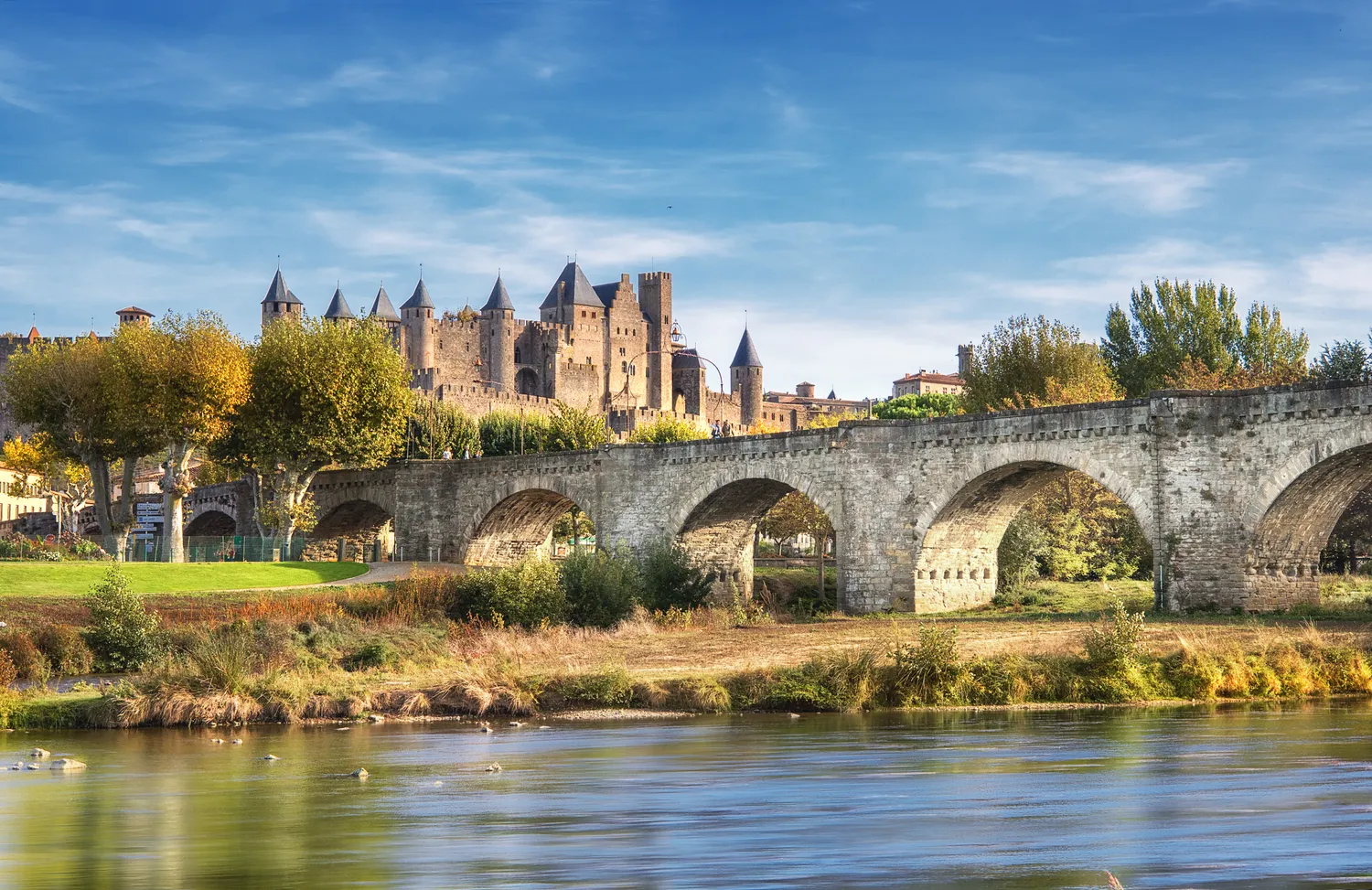 Image qui illustre: Pont Vieux à Carcassonne - 0