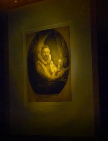 Image qui illustre: Visites guidées à la torche du cabinet Rembrandt