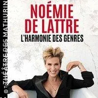 Image qui illustre: Noémie de Lattre dans l'Harmonie des Genres - Théâtre des Mathurins, Paris