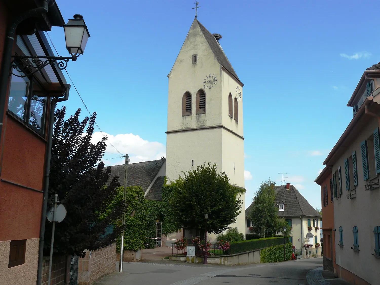 Image qui illustre: Eglise Sainte-Brigitte à Mittelwihr - 1