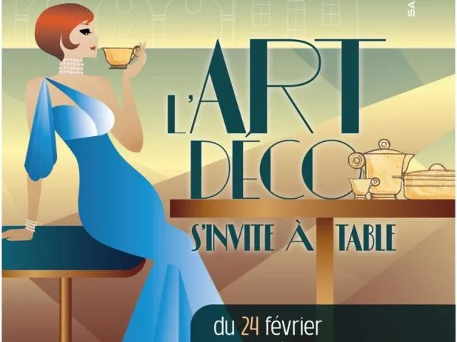 Image qui illustre: Exposition - L'art Deco S'invite À Table
