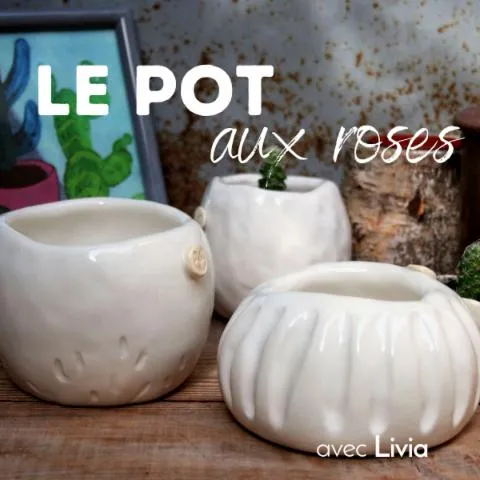Image qui illustre: Modelez vos pots de fleurs en céramique