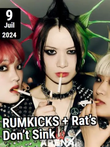 Image qui illustre: Rumkicks + Rat’s Don’t Sink