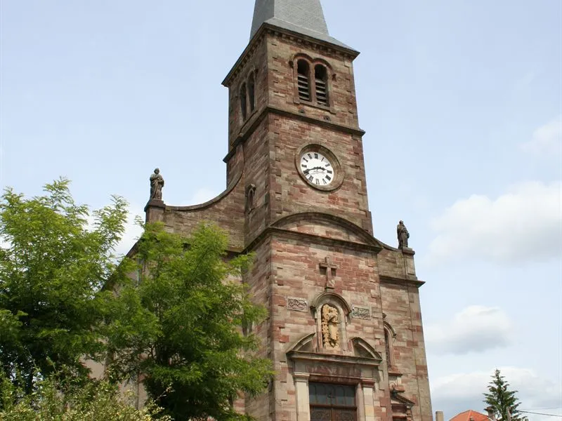 Image qui illustre: Église Saint-laurent à Spicheren - 0