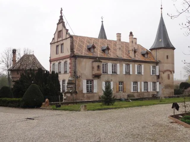 Image qui illustre: Parc du château d'Osthoffen