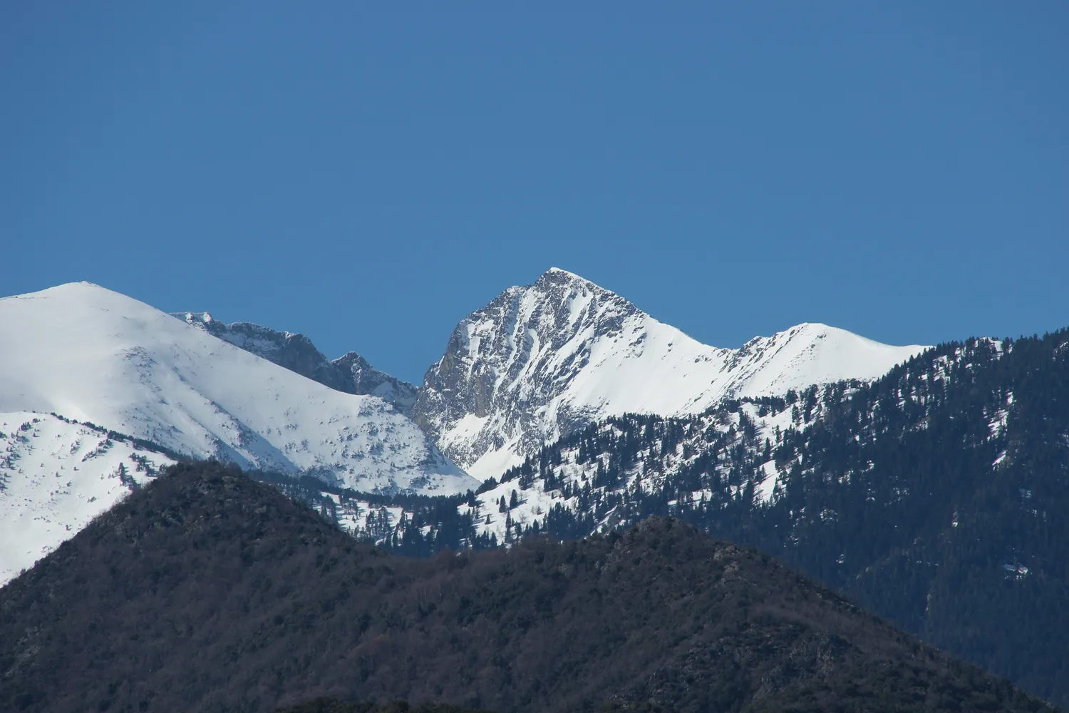 Image qui illustre: Le Mont Canigó à Taurinya - 0