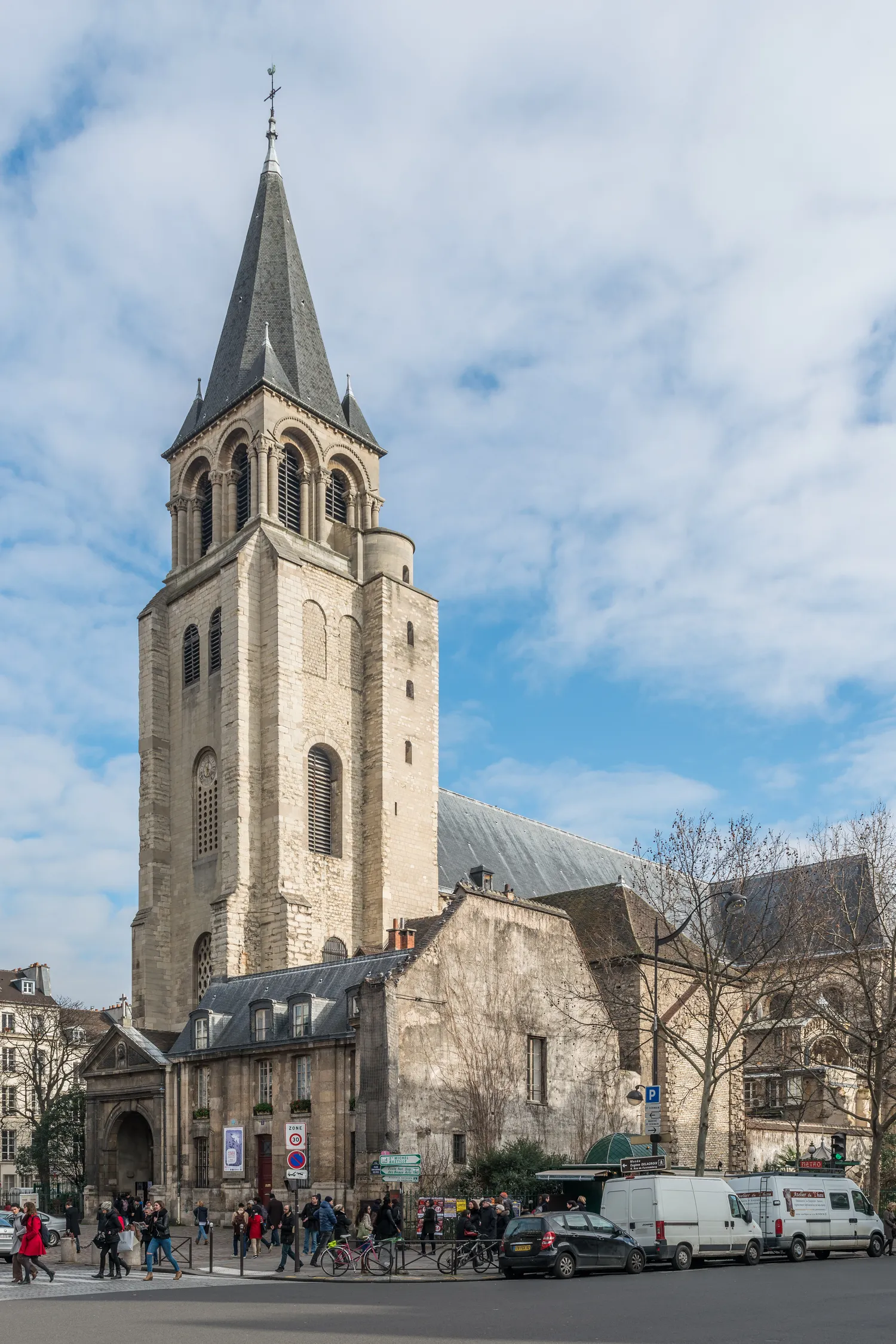 Image qui illustre: Abbaye de Saint-Germain-des-Prés ⛪️ à Paris - 1