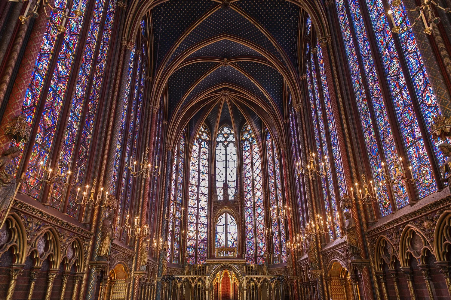 Image qui illustre: Sainte-Chapelle à Paris - 1