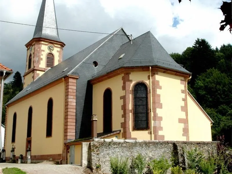 Image qui illustre: L'église Saint-nicolas à Colroy-la-Roche - 0