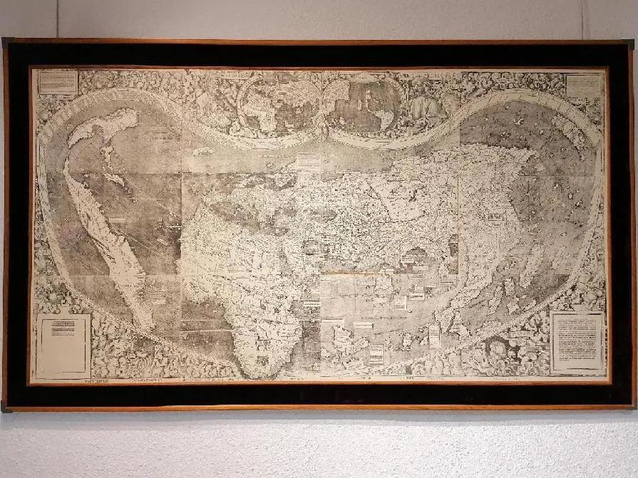 Image qui illustre: 1507 Saint-die-des-vosges Nomme Le Nouveau Monde "america"