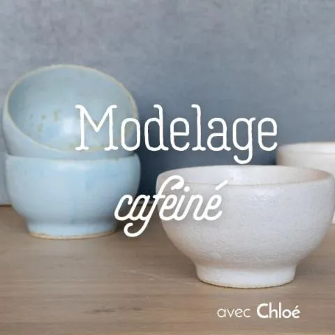 Image qui illustre: Modelez votre set à café en céramique