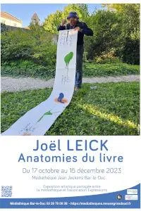 Image qui illustre: Exposition - Joël Leick : Anatomies Du Livre à Bar-le-Duc - 0