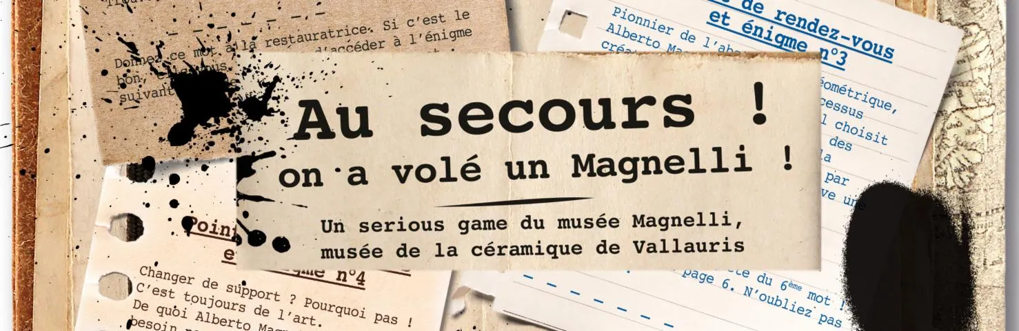 Image qui illustre: Escape game  Au secours, on a volé un Magnelli !