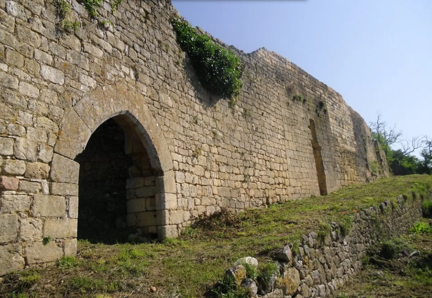 Image qui illustre: Ruines du château du Roy à Domme - 1