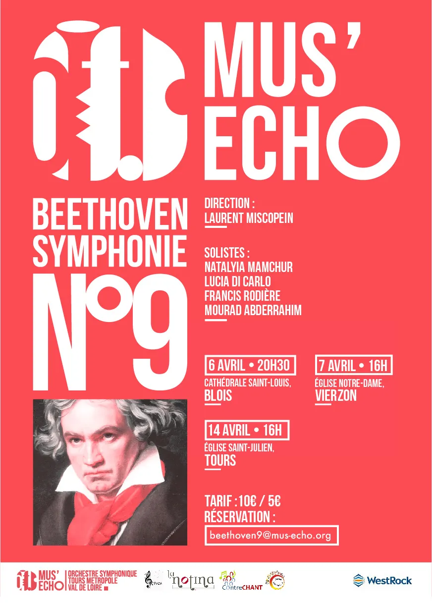 Image qui illustre: Beethoven - Symphonie N°9 à Tours - 0