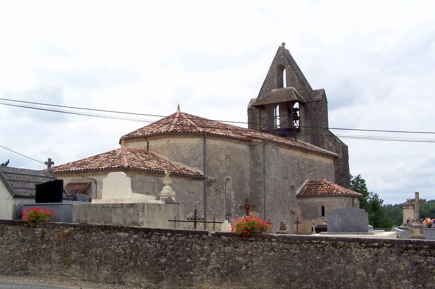 Image qui illustre: Eglise Notre-Dame de Landerrouet-sur-Ségur à Landerrouet-sur-Ségur - 1