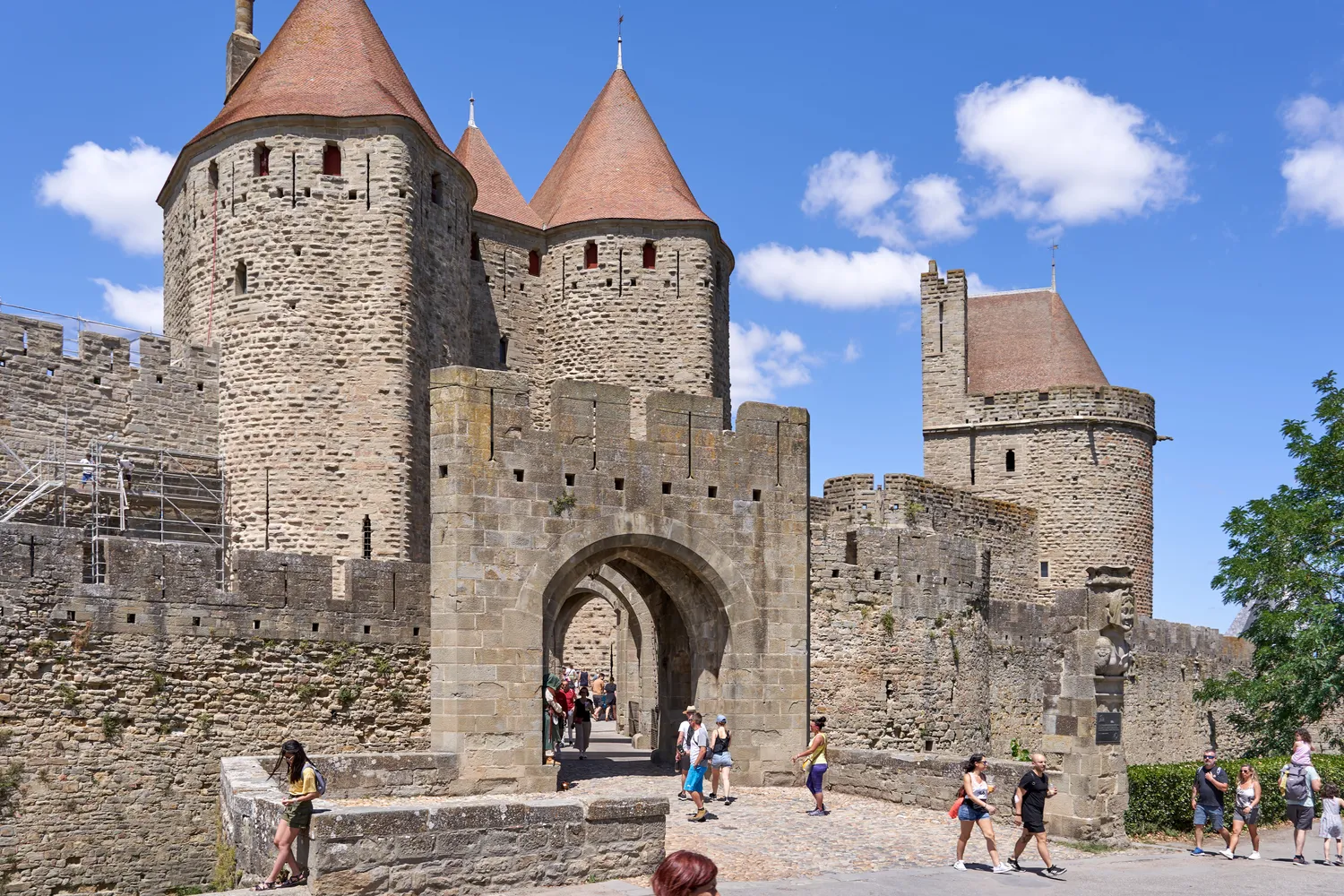 Image qui illustre: Porte Narbonnaise à Carcassonne - 0
