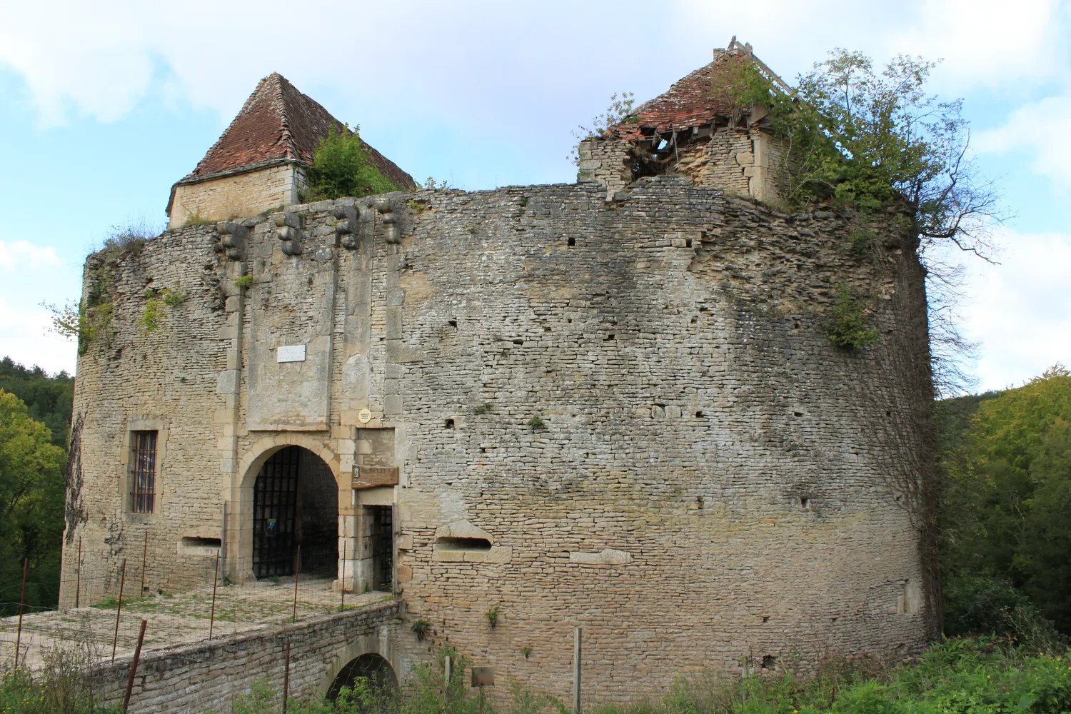 Image qui illustre: Château De Rochefort à Asnières-en-Montagne - 0
