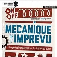 Image qui illustre: Mécanique de l'Imprévu Les Soirées de l'Impro - Laurette Théâtre - Paris 10