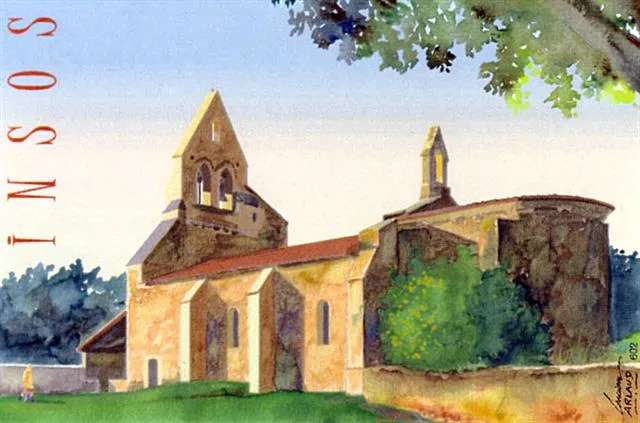 Image qui illustre: Eglise Saint-martin D'insos à Préchac - 2