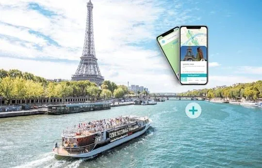 Image qui illustre: Croisière sur la Seine et visite du quartier de la tour Eiffel sur votre smartphone